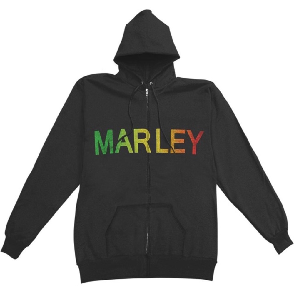 Bob Marley Men's Satisfy My Soul Zip-Up Hoodie